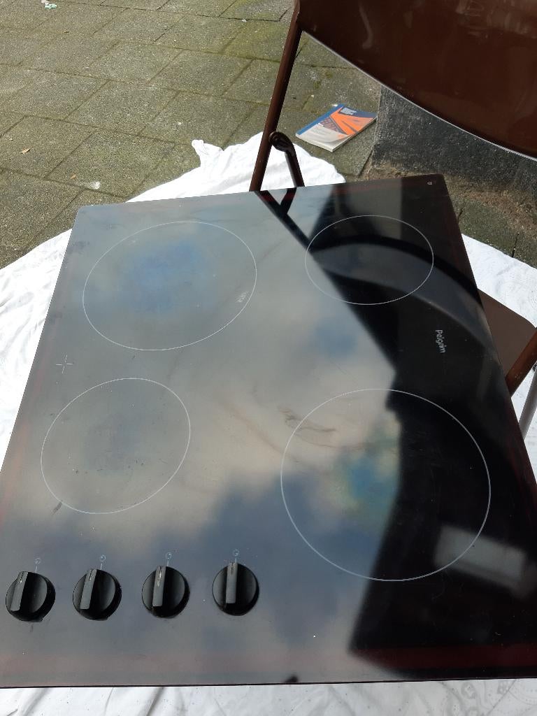 Pelgrim 4-pits inductiekookplaat type: IDK605, zwart, Ophalen, Gebruikt, 4 kookzones, Vrijstaand