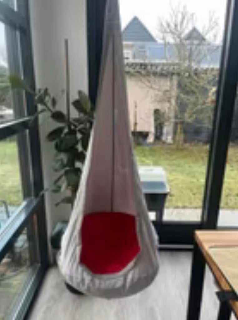 Comfortabele hangstoel van Ikea, Huis en Inrichting, Stoelen, Ophalen, Nieuw, Eén, Stof