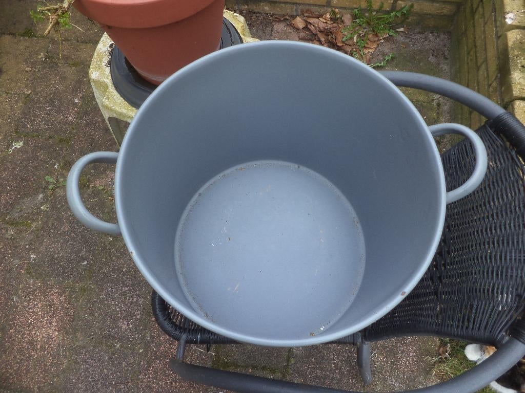 Antieke emaille wasteil, Minder dan 30 cm, Rond, Nieuw, Ophalen of Verzenden