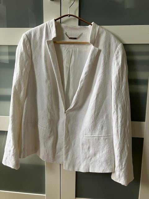 Frans Molenaar dames colbert maat 48, Wit, Maat 46/48 (XL) of groter, Ophalen of Verzenden, Zo goed als nieuw