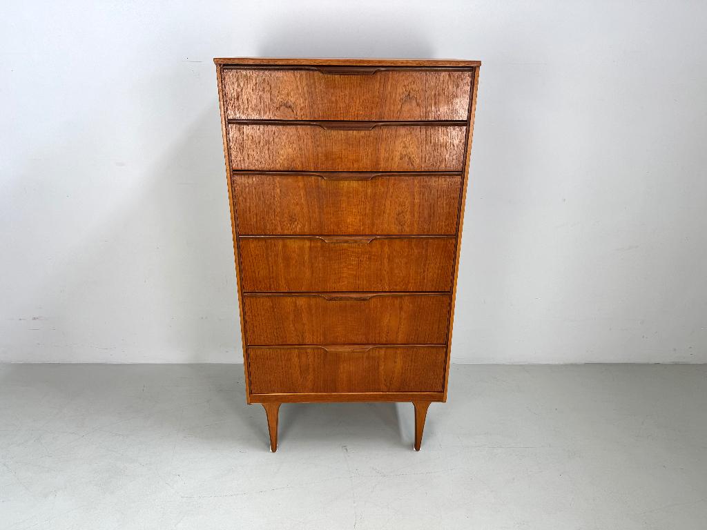 Vintage ladekast Austinsuite, Verzenden, 50 tot 100 cm, Zo goed als nieuw, 3 of 4 laden