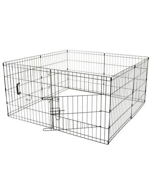 Adori Puppyren Zwart - Hondenbench - 61x61 cm, Ophalen, Hondenkennel, Minder dan 65 cm, 110 cm of meer