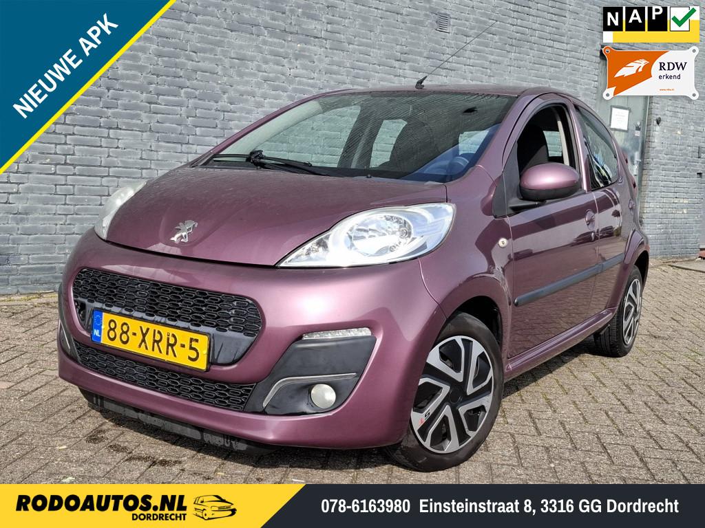 Peugeot 107 1.0 Active 5-Drs Airco/LED Nw APK ✅ (bj 2012), Euro 5, Gebruikt, Overige kleuren, 4 stoelen