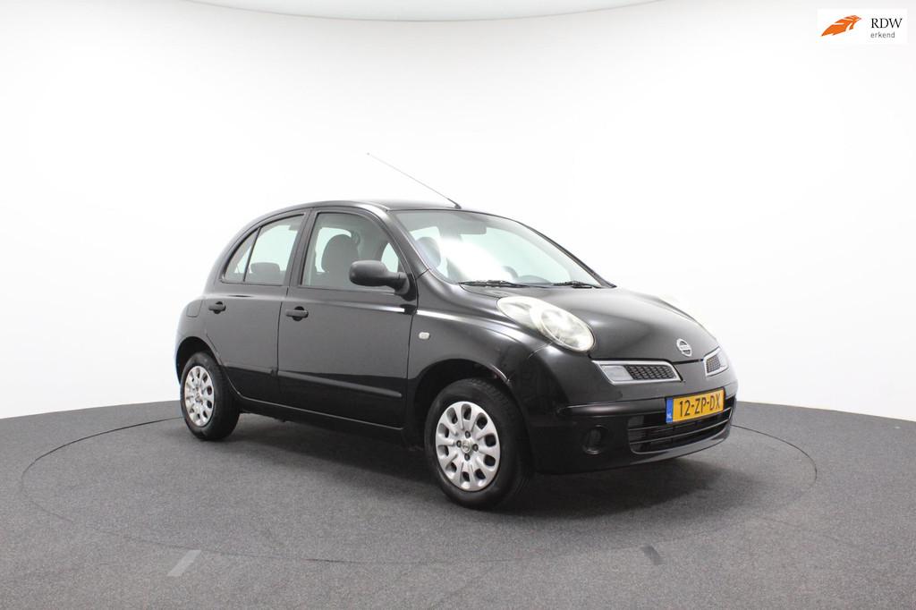 Nissan Micra 1.2 Mix | Airco | Goed onderhouden | Elektrisch, Gebruikt, 31 €/maand, 4 cilinders, Zwart