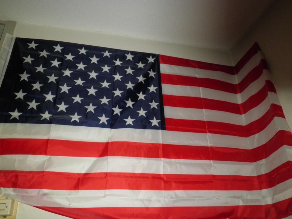 amerikaanse  vlag, Ophalen, Zo goed als nieuw
