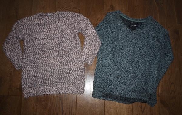 2 Mooie Gebreide Truien oa Pescara (M), Maat 38/40 (M), Pescara, Ophalen of Verzenden, Grijs