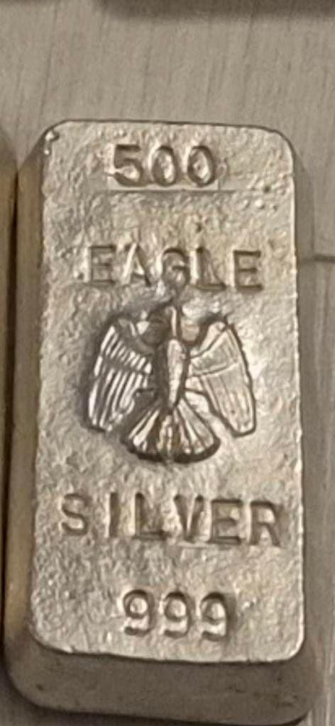 500 gram Eagle zilverbaar .999, Postzegels en Munten, Edelmetalen en Baren, Ophalen of Verzenden, Zilver