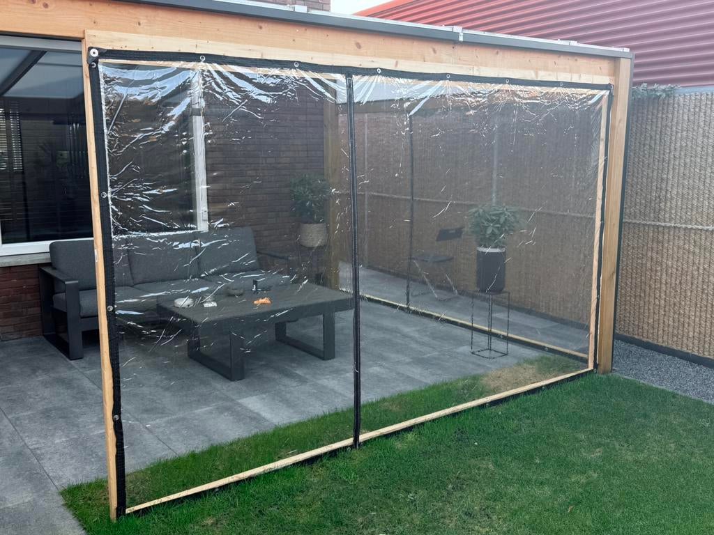 Verandazeil 340x197cm, Tuin en Terras, Ophalen of Verzenden, Zo goed als nieuw