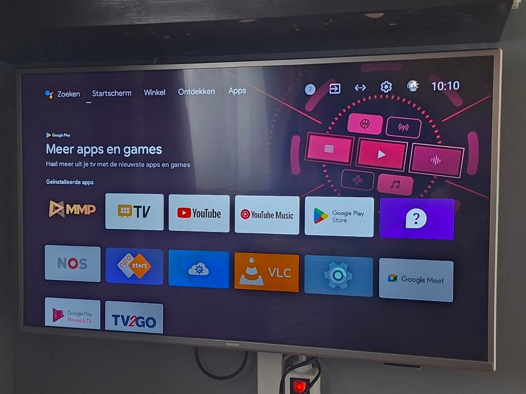 PHILIPS SMART HDTV met muur Ophang beugel compleet., Ophalen of Verzenden, Zo goed als nieuw, 50 Hz, Philips