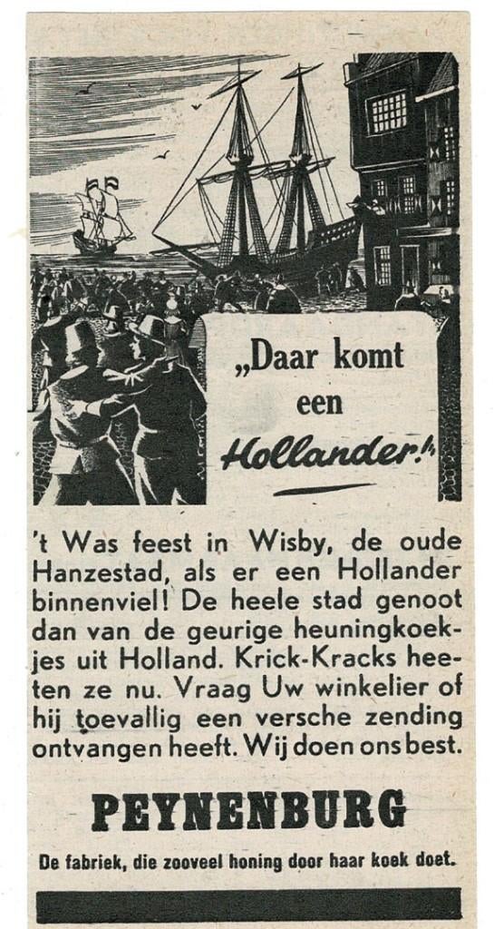 "Daar komt een Hollander!"PEIJNENBURG KOEK 1944, Verzenden, Zo goed als nieuw, Overige typen