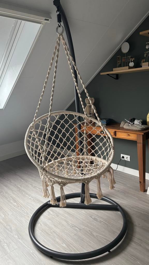 Hangstoel met standaard, Ophalen, Gebruikt, Overige kleuren, Overige materialen