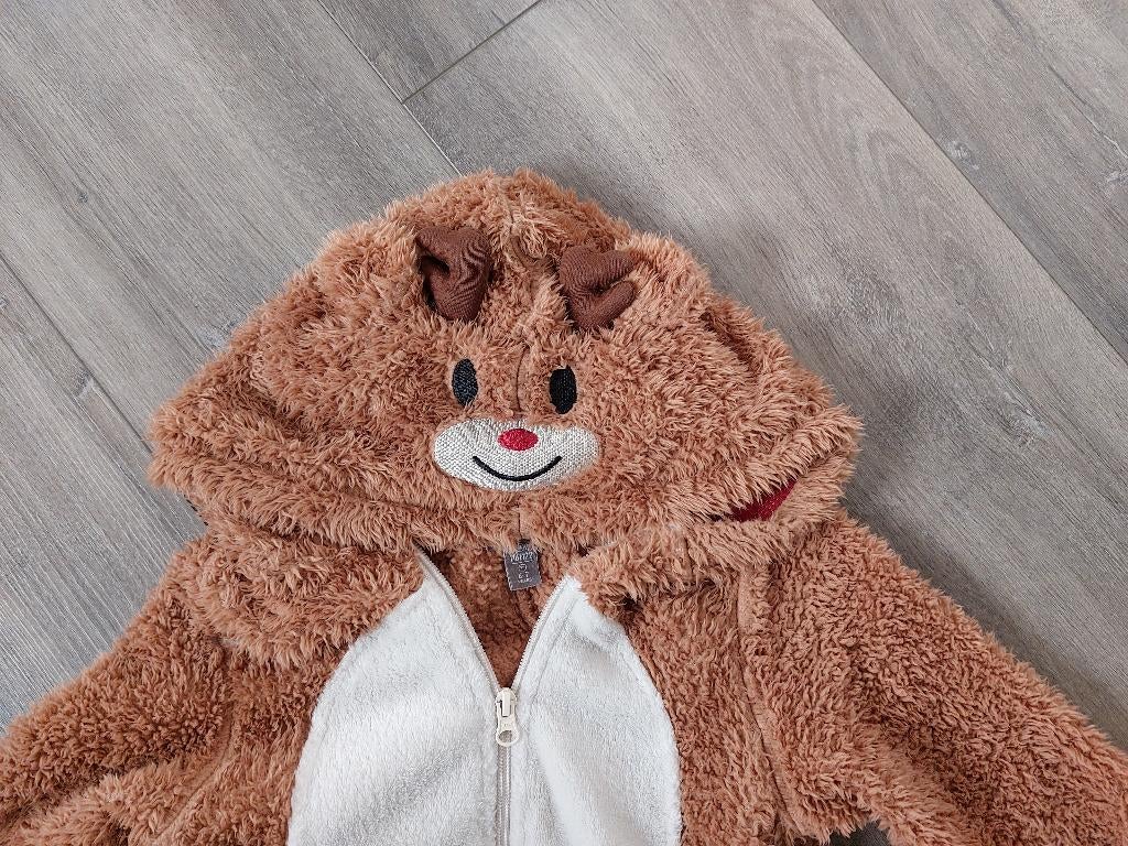Rendier Onesie, mt 116/122 (6-7 jaar), Ophalen of Verzenden, Zo goed als nieuw, Jongen