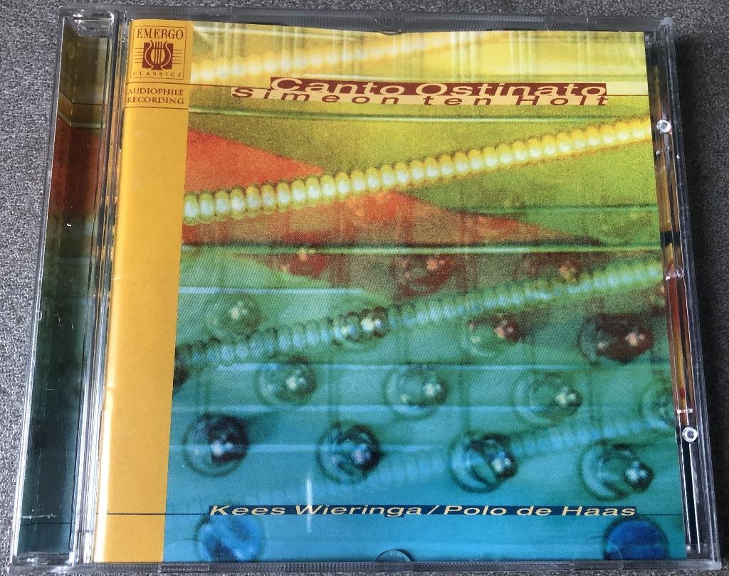 SIMEON TEN HOLT - CANTO OSTINATO -KEES WIERINGA/POLO DE HAAS, Cd's en Dvd's, Ophalen of Verzenden, Zo goed als nieuw, Overige typen
