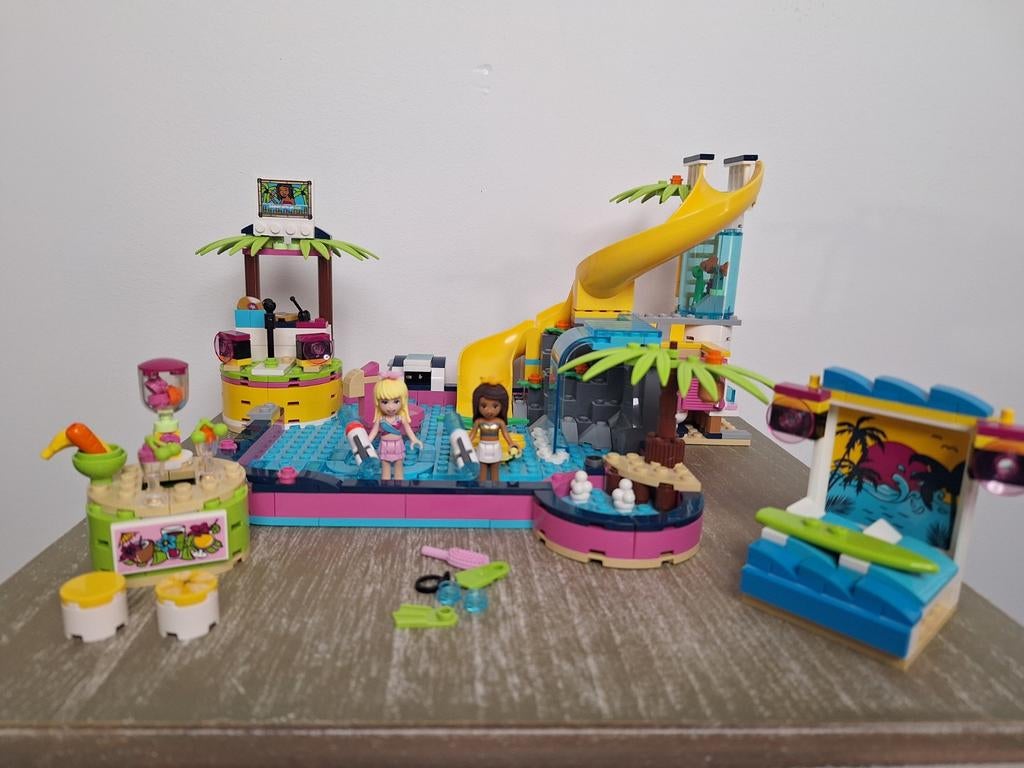 Lego Friends 41374 - Andrea's Zwembadfeestje, Ophalen of Verzenden, Zo goed als nieuw, Complete set, Lego