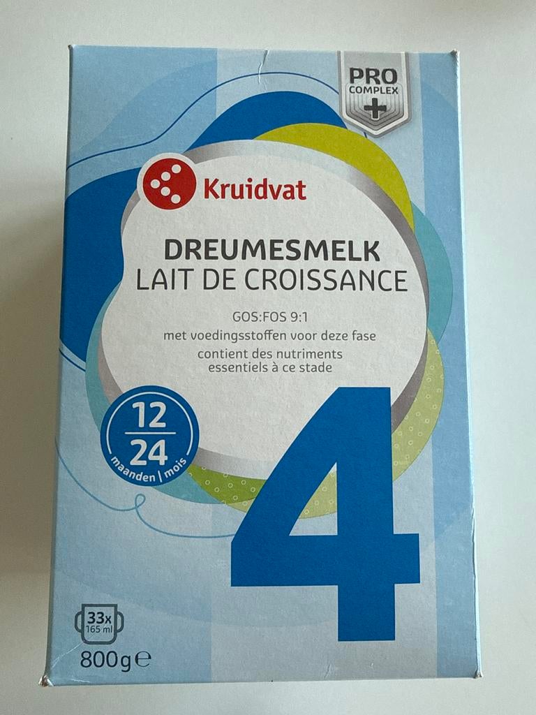 Kruidvat Dreumesmelk 4 - 800g (12-24 maanden), Ophalen of Verzenden, Nieuw, Overige typen