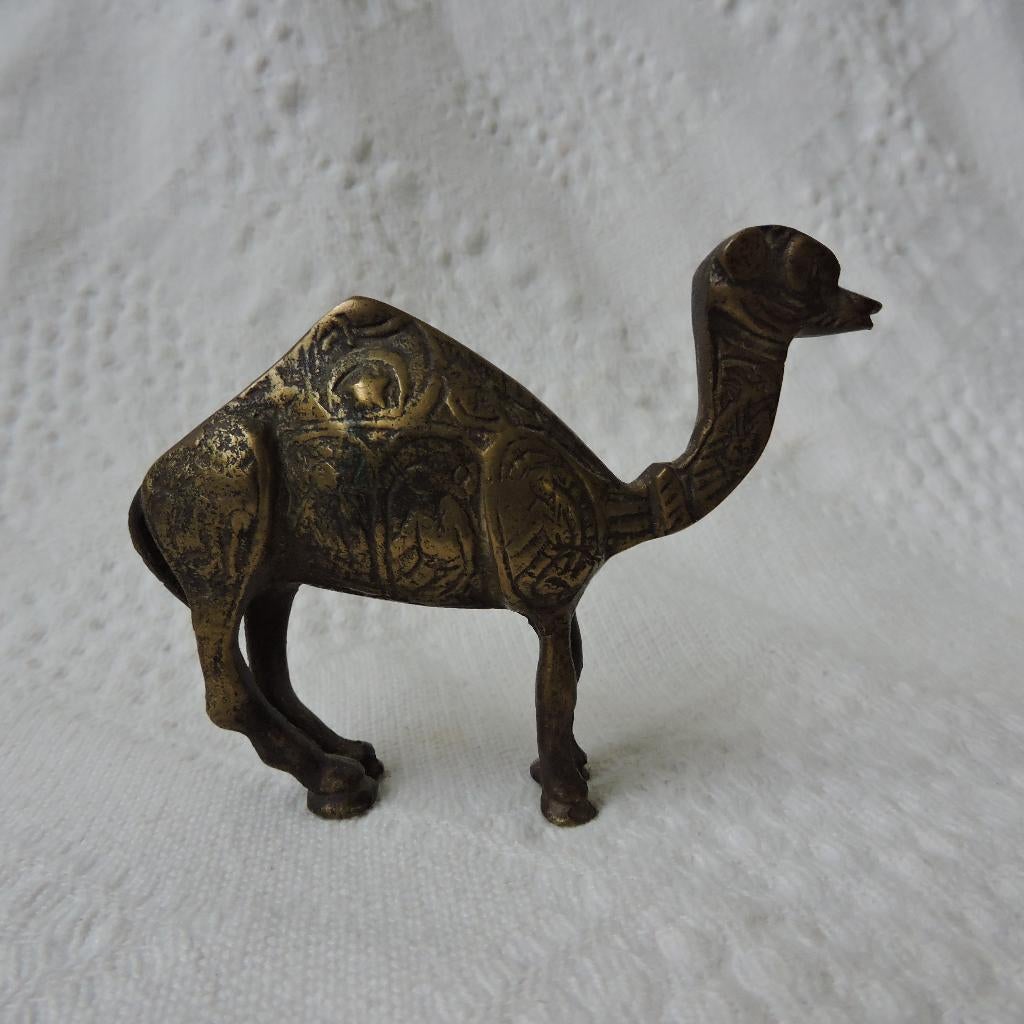 Koper beeld kameel, Ophalen of Verzenden, Zo goed als nieuw, Dier