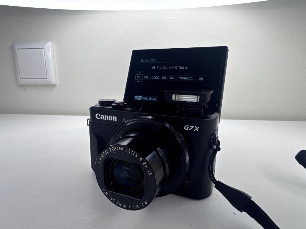 Canon g7x Mark ii digitale camera, Audio, Tv en Foto, Fotocamera's Digitaal, Canon, Compact, Ophalen of Verzenden, Zo goed als nieuw