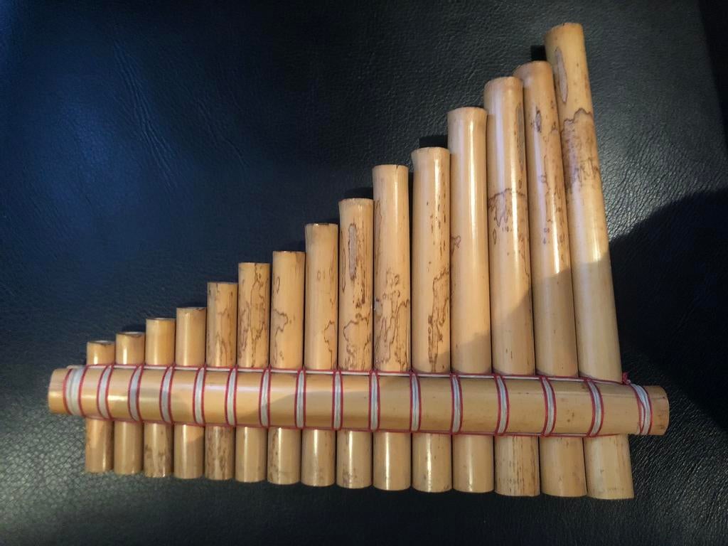 Bamboe panfluit, Ophalen of Verzenden, Zo goed als nieuw