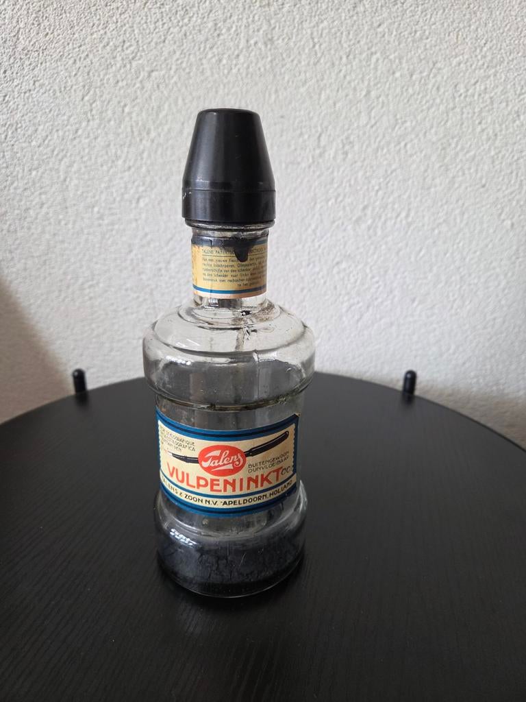 Vintage fles Talens vulpeninkt, Ophalen of Verzenden, Gebruikt