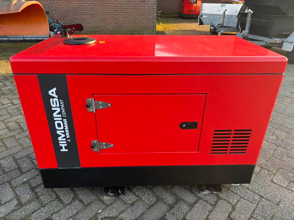 Himoinsa Yanmar 13 kVA compact stil 230/400 volt aggregaat, Ophalen of Verzenden, Zo goed als nieuw, 10 tot 30 kVA, Dieselolie
