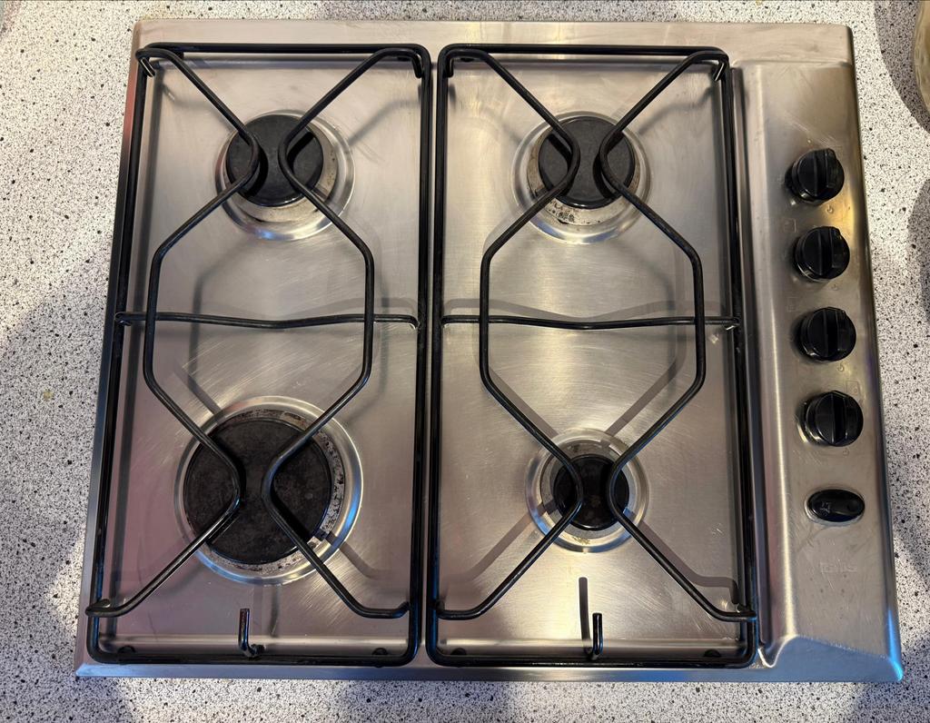 Ignis Kookplaat 4-pits Gasfornuis - Inbouw, Witgoed en Apparatuur, Kookplaten, Ophalen, Gebruikt, 4 kookzones, Inbouw