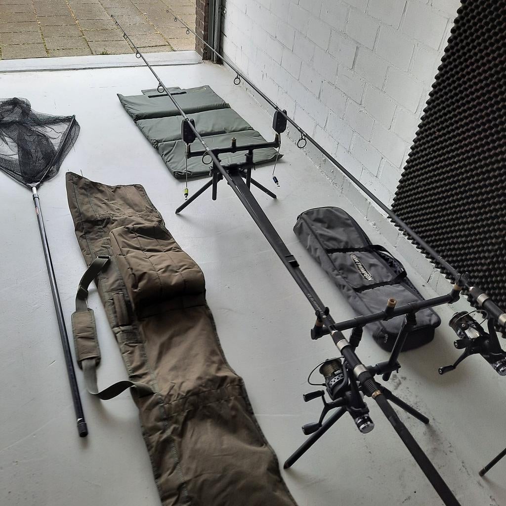 KARPERSET, Watersport en Boten, Hengelsport | Karpervissen, Ophalen, Gebruikt, Complete set