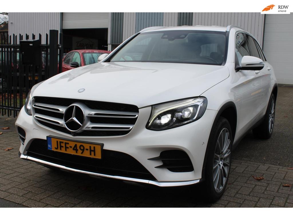 Mercedes-Benz GLC-klasse 250 4MATIC AMG Edition 360 Leer LED, Automaat, Gebruikt, 4 cilinders, Wit