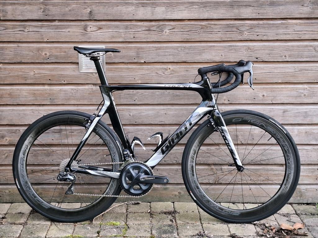 Giant Propel Advanced 0 – Powermeter - Bora WTO – maat 58, Ophalen, 28 inch, Gebruikt, Carbon