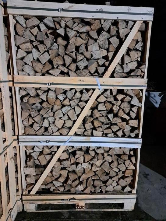 Ovengedroogd haagbeuk haardhout, Tuin en Terras, Haardhout, 6 m³ of meer, Ophalen of Verzenden, Beukenhout, Blokken