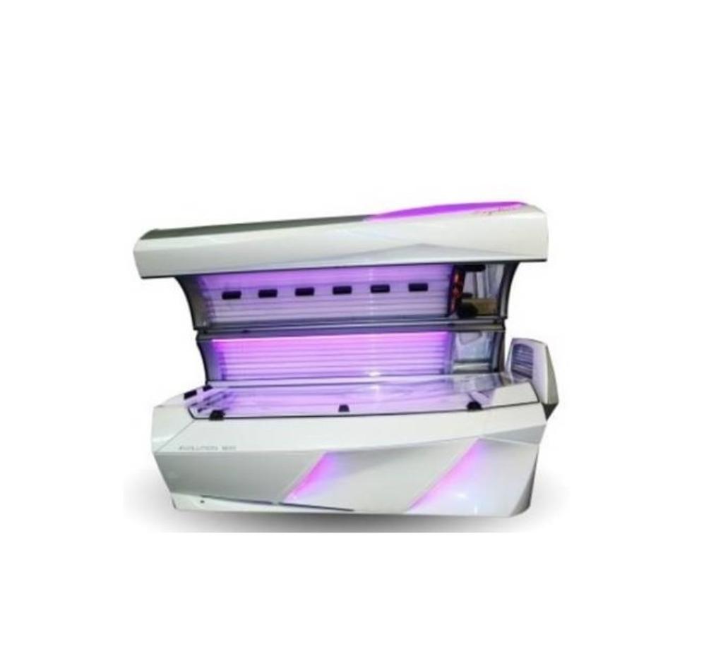 Ergoline 600 evolution full options 160 watt power occasion, Ophalen of Verzenden, Gebruikt, Zonnebank dubbelzijdig