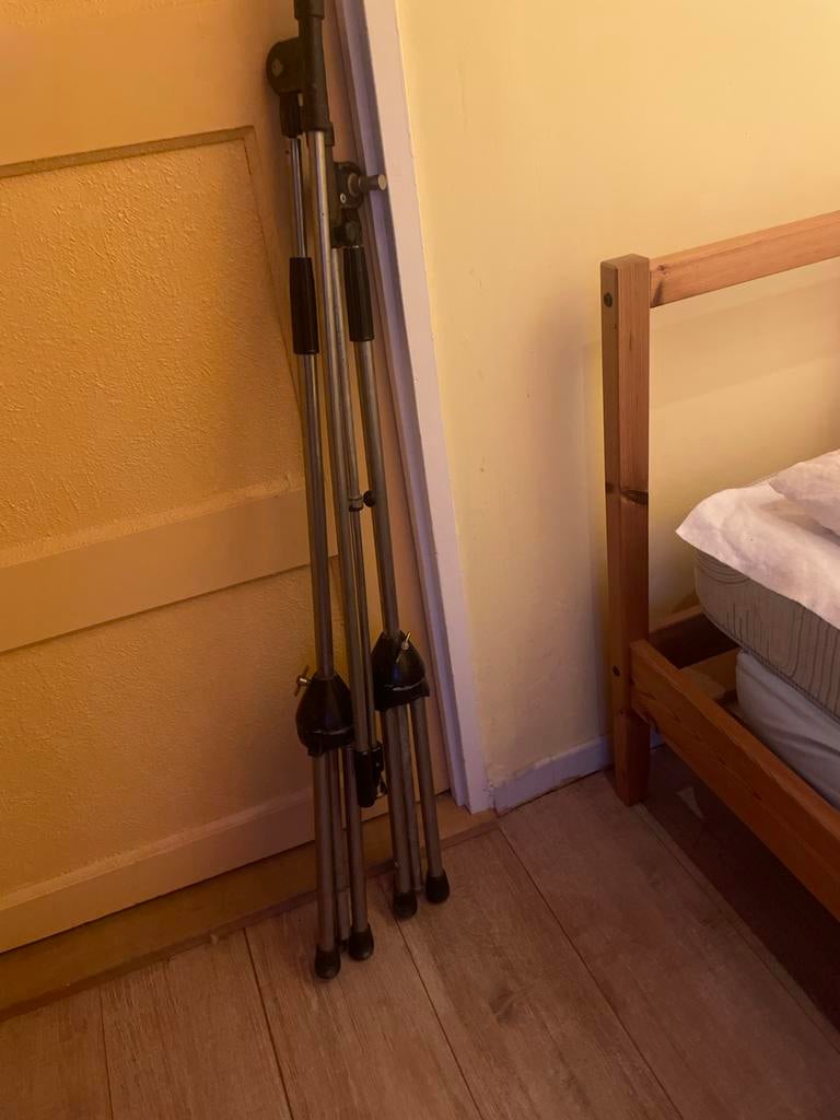 Microfoonstandaard 1 x, Muziek en Instrumenten, Standaards, Ophalen of Verzenden, Gebruikt, Microfoon