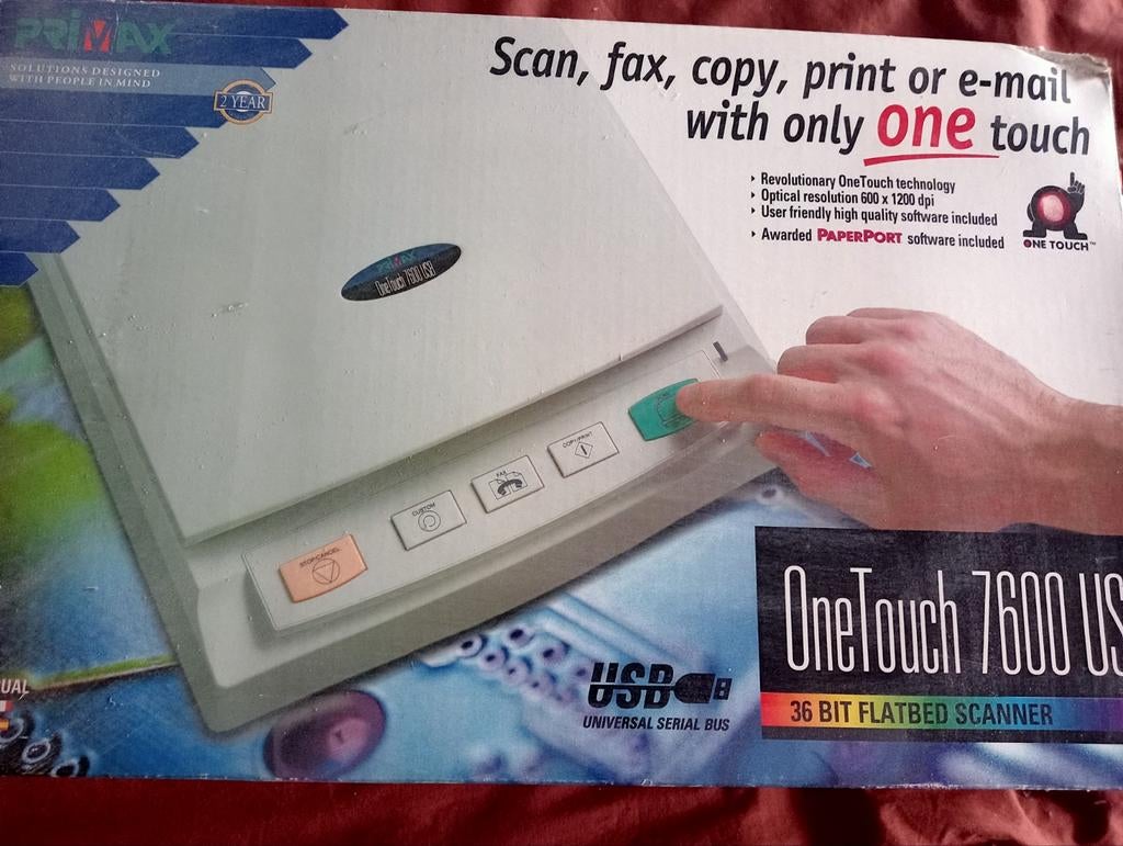 Scanner, Ophalen, Zo goed als nieuw