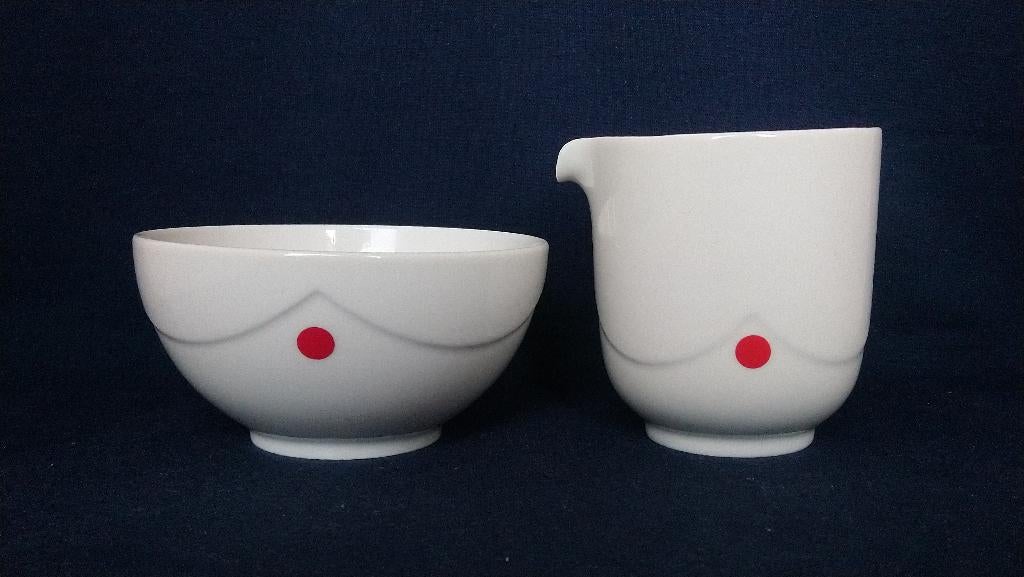 Rörstrand Quattro Rosso (B. Watz) - roomstel, Overige typen, Ophalen of Verzenden, Zo goed als nieuw, Overige stijlen