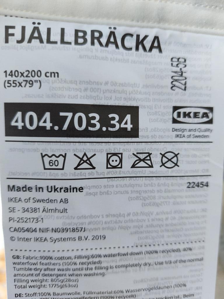 Dekbed, Ophalen, Gebruikt, Overige maten, Wit