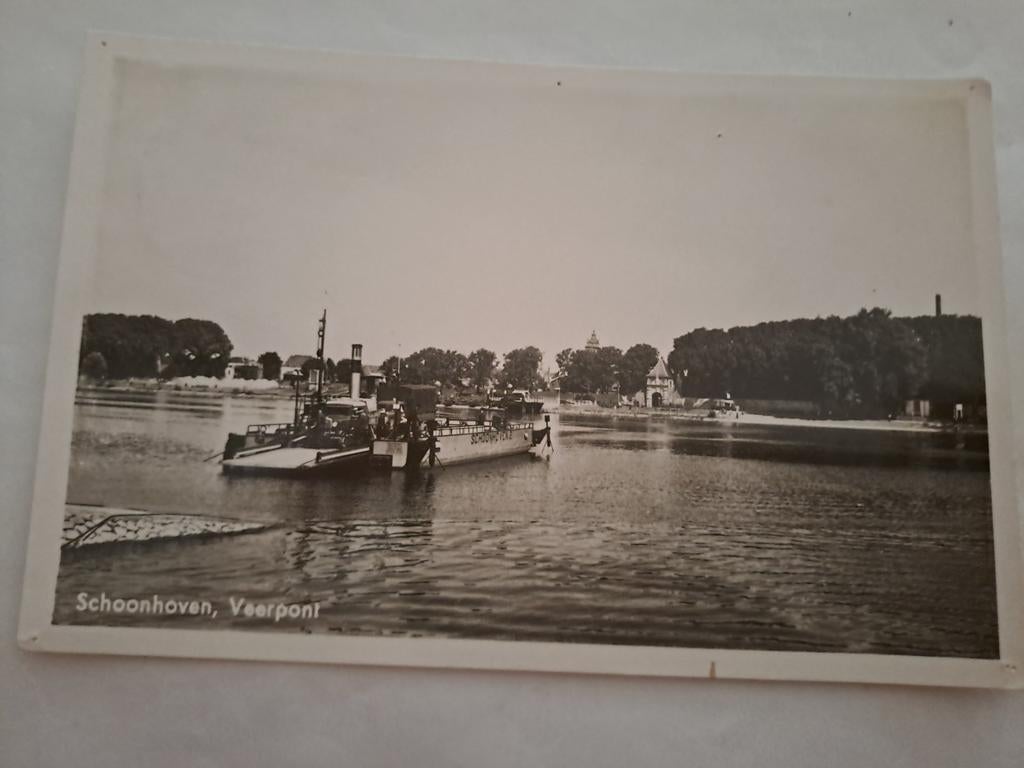 Schoonhoven veerpont, Ophalen of Verzenden, Voor 1920, Zuid-Holland