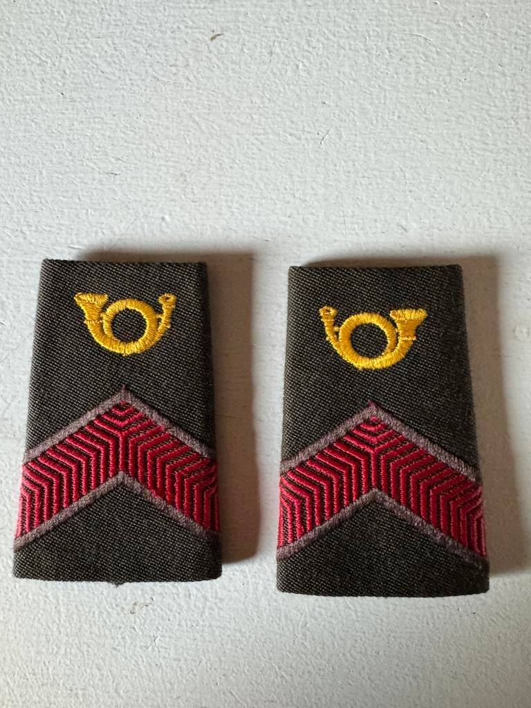 Rang onderscheidingstekens Militair muziek korps, Ophalen of Verzenden, Landmacht, Nederland, Embleem of Badge