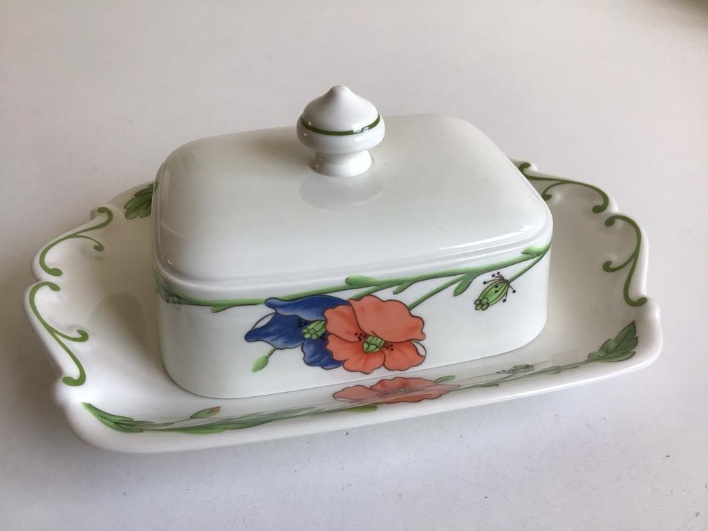 Villeroy & Boch Amapola botervloot - NIEUW, Overige typen, Nieuw, Ophalen of Verzenden, Overige stijlen