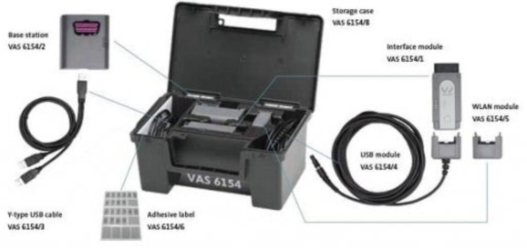 VAS 6154 interface + ODIS SERVICE 25.3 | AUDI VW SKODA SEAT, Ophalen of Verzenden, Nieuw