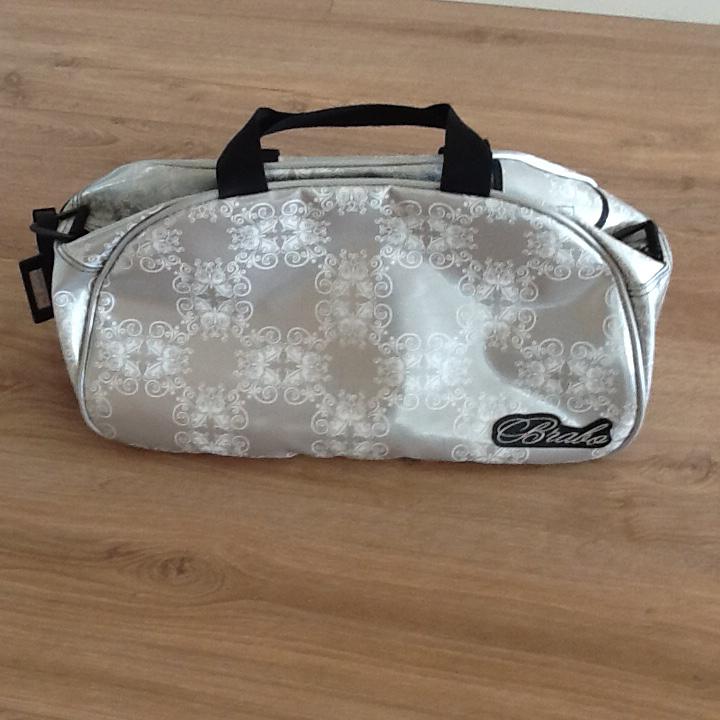 Hockey tas zilvergrijs merk brabo ., Sport en Fitness, Hockey, Ophalen of Verzenden, Zo goed als nieuw