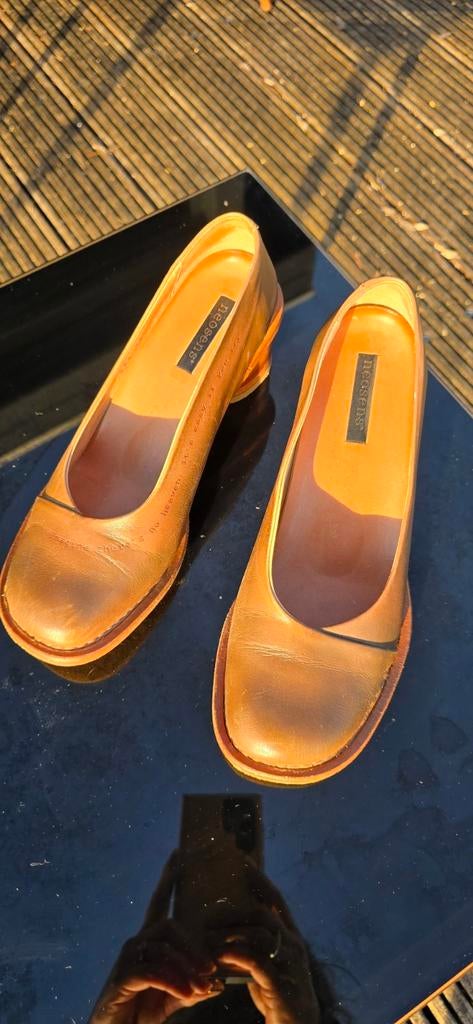 Neosens Hakken Maat 38 - Groen/Bruin met Uniek Detail, Kleding | Dames, Schoenen, Neosens, Pumps, Ophalen of Verzenden, Gedragen