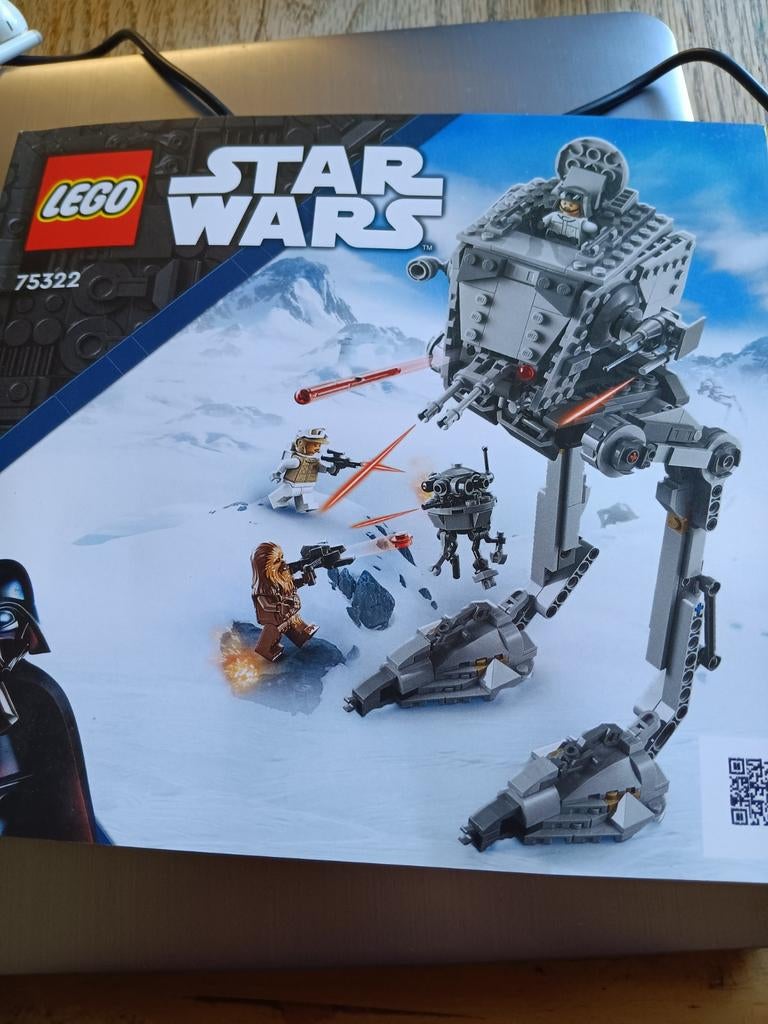Lego Star wars 75322 Hoth AT-ST, Kinderen en Baby's, Speelgoed | Duplo en Lego, Zo goed als nieuw, Lego, Complete set, Ophalen of Verzenden