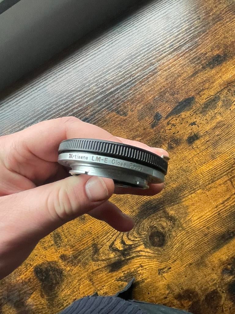 7 artisan Leica M to Sony E closefocus adapter, Ophalen of Verzenden, Zo goed als nieuw, Nvt, Dame