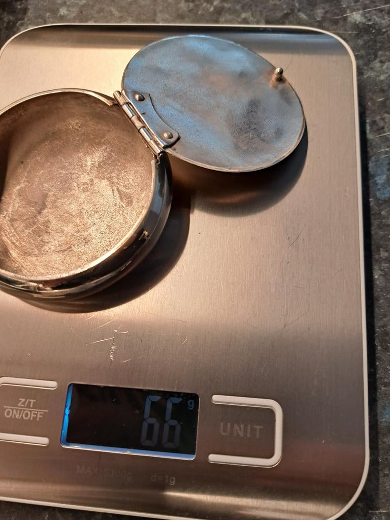 Zilveren snuifdoosje, onbeschadigd, Ophalen of Verzenden, Zilver