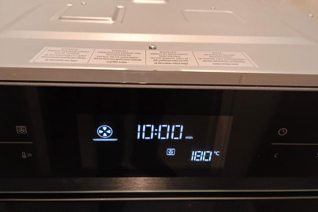 Pelgrim MAC214GLS inbouw combimagnetron met heteluchtoven, Combimagnetron, Gebruikt, Verzenden, .