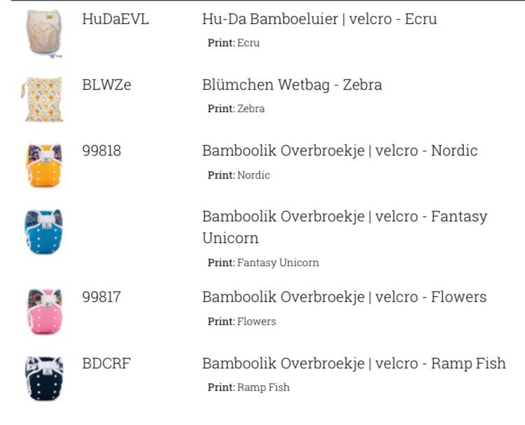 Fijne Hu-da wasbare luiers en overbroekjes 3d, Kinderen en Baby's, Badjes en Verzorging, Ophalen, Gebruikt, Overige typen