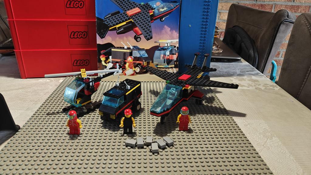 Lego system transport vliegtuig 1687, Ophalen of Verzenden, Gebruikt, Complete set, Lego
