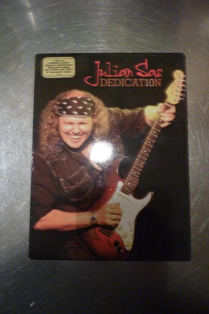 Julian Sas - Dedication 2dvd + 2cd, Alle leeftijden, Boxset, Muziek en Concerten, Ophalen of Verzenden