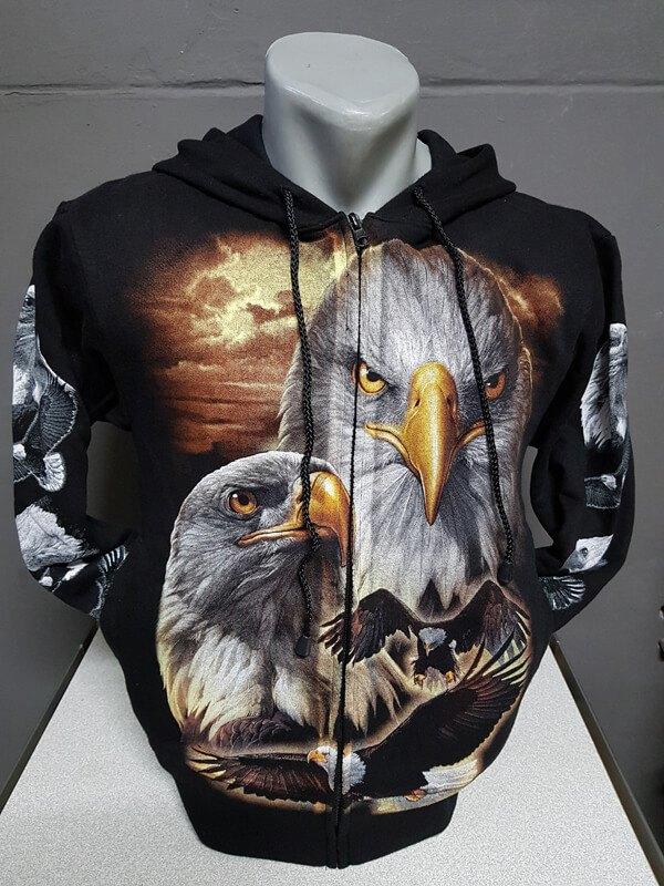 Zwart vest, Adelaars, printvest, Kleding | Heren, Ophalen of Verzenden, Nieuw, Overige maten, Zwart