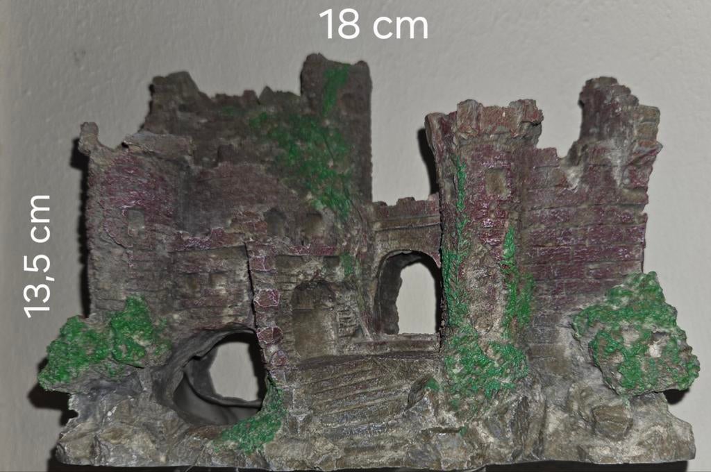 Ruïne voor in aquarium. 18 x13,5 cm, Ophalen of Verzenden