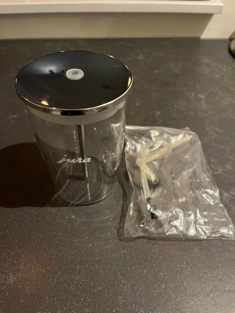 Jura Melkopschuimer container glas, Ophalen, Zo goed als nieuw